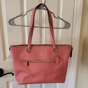Coach Rose Pink Leather Tote